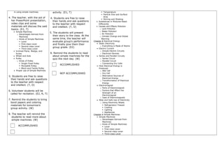 Grade 5 Science 3rd Quarter Curriculum Map | DOC