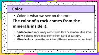 SCI5_Q4_W2 WEATHERING AND SOIL EROSION- TYPES OF ROCKS | PPTX