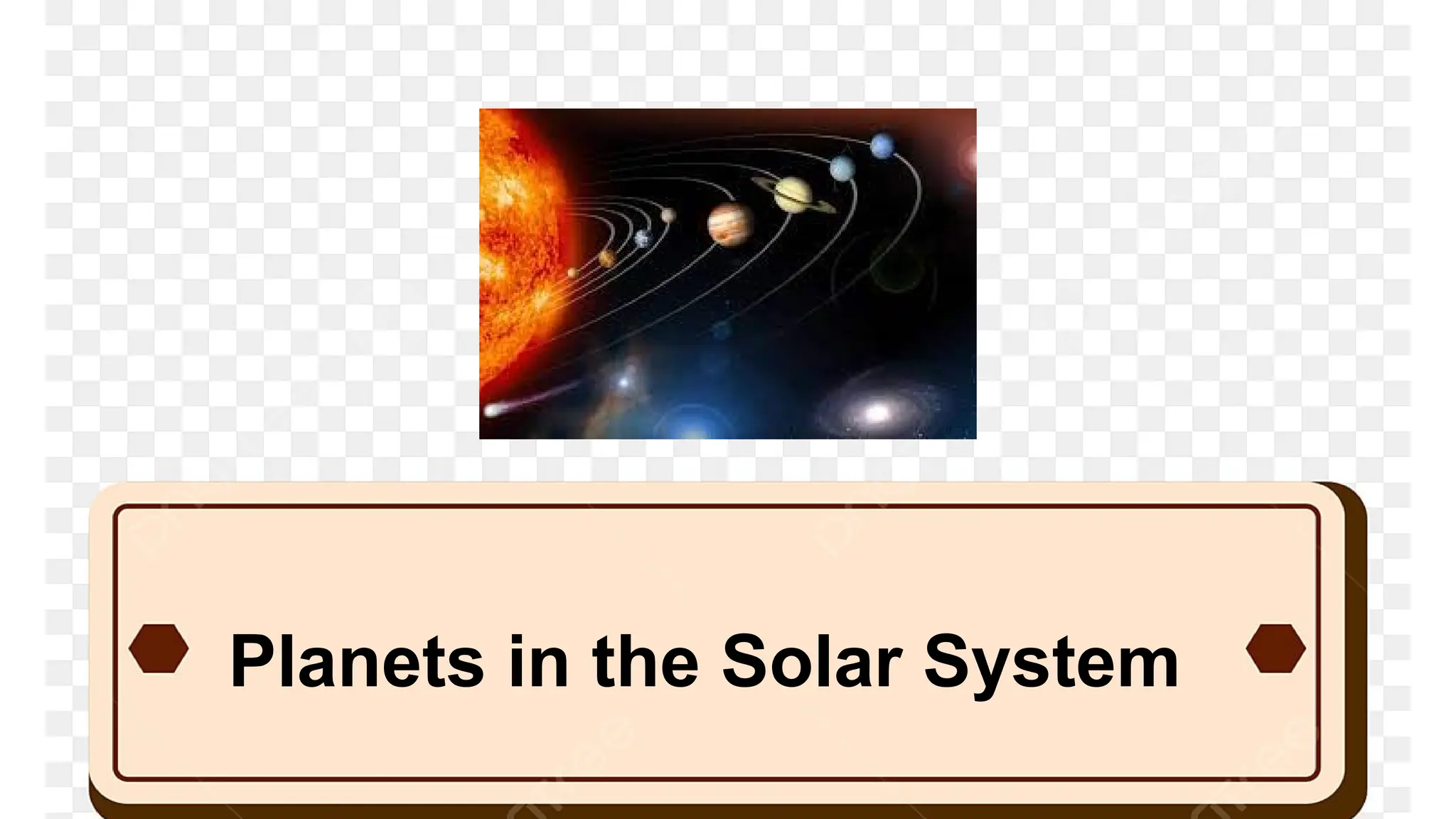 Planets in the Solar System
 