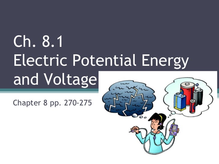 Sci 9 Lesson 3 May 5 Electric Potential Energy and Voltage