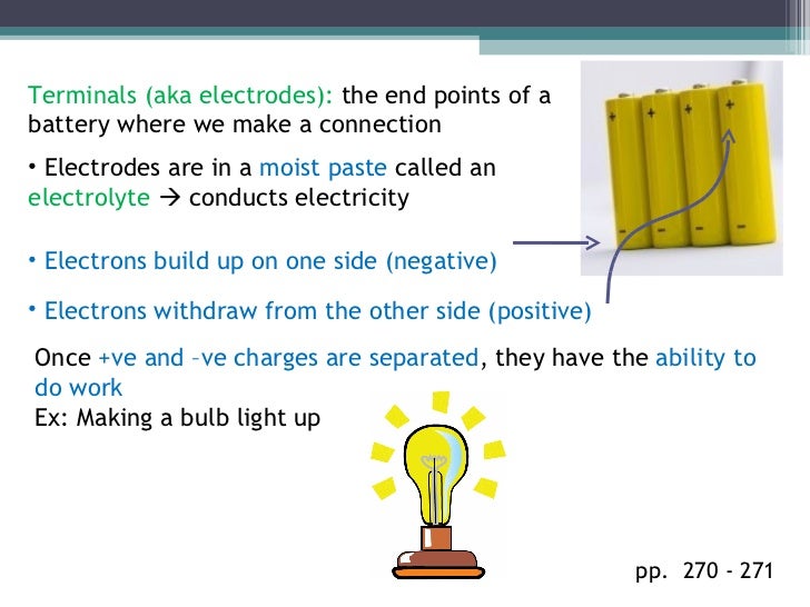 Sci 9 Lesson 3 May 5 Electric Potential Energy and Voltage