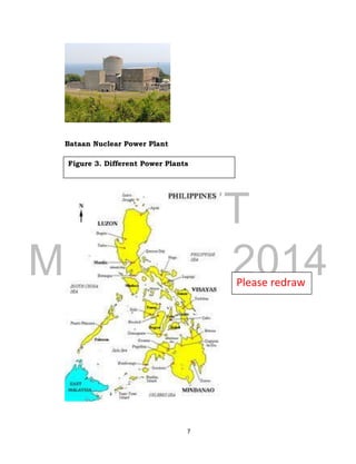 DRAFT
March 31, 2014
7
Please redraw
Bataan Nuclear Power Plant
Figure 3. Different Power Plants
 