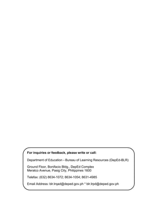 module for grade 9 for distance learning | PDF