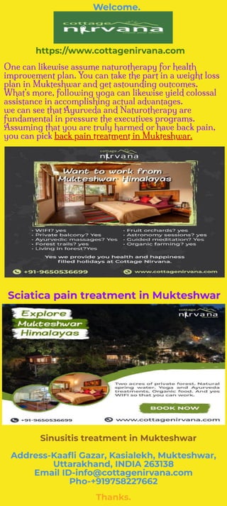 Sciatica pain treatment in mukteshwar look amazing