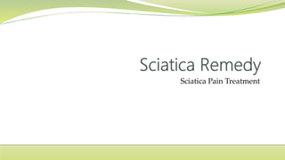 Sciatica Pain Treatment
 