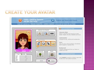 Createyour avatar