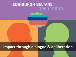 Impact through dialogue & deliberation
 