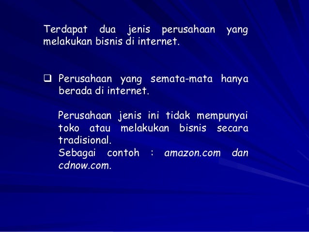 contoh e-commerce perjanjian e Commerce