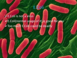 The virus will send chemicals(genetic info) into the cell.