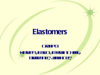 Elastomers Group 8: Kieran Sy, Earl Dy, Merwin Chang, Brandon Te, Jonah Dee, 
