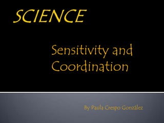 Sensitivity and
Coordination

      By Paula Crespo González
 