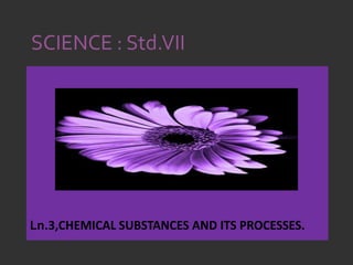SCIENCE : Std.VII
 