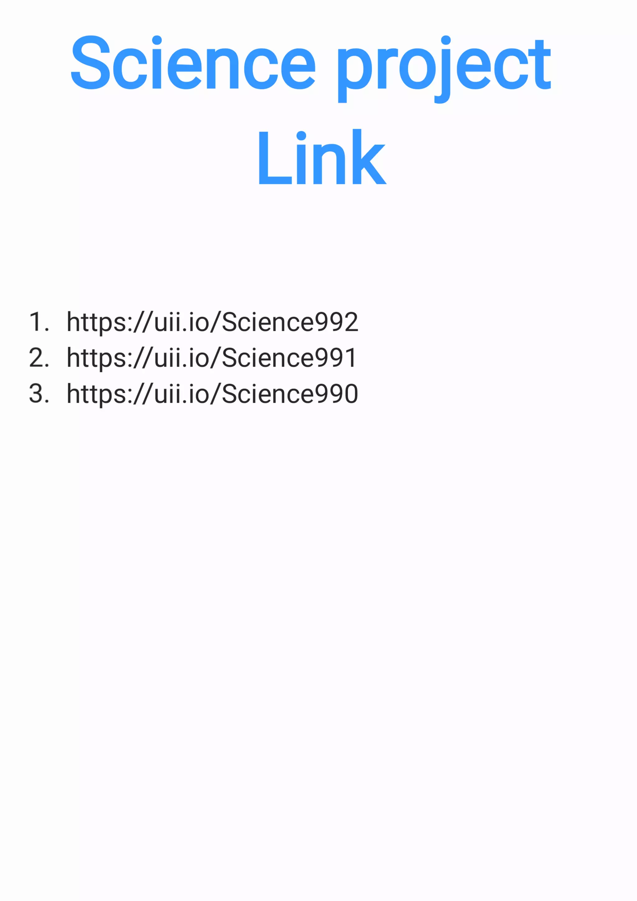 Science project | PDF