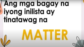 Science 3 Quarter 1 Week 1 ...Solid, Liquid and Gas