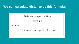 SCIECE FOR GRADE 5 FINDING SPEED DISTANCE AND TIME | PPTX | Track and ...
