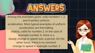 Understanding Forces, Acceleration, and Uniform Circular Motion in ...