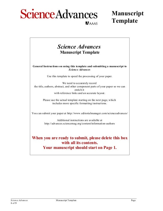 manuscript template science s manuscript template 2016 manuscript template science s manuscript template 2016
