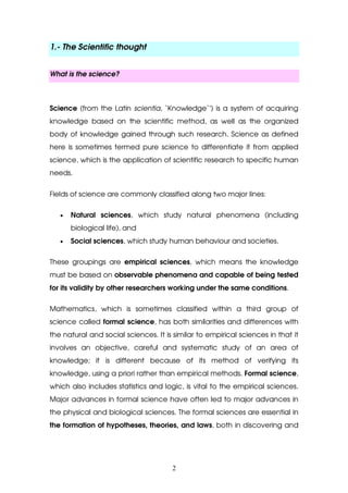 Science And Scientific Method | PDF