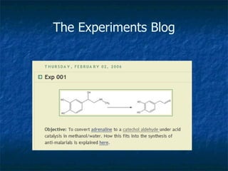 The Experiments Blog 