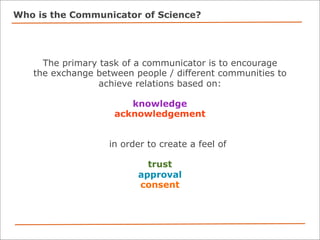 Science Communication