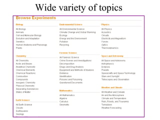 Science Experiment And Science Fair Information | PPT