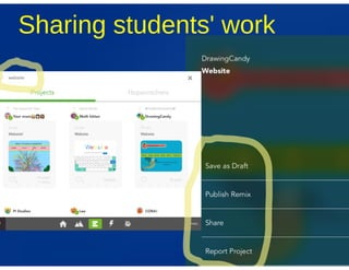 Coding across the science curriculum