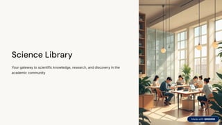 Science-Library its importance and advancement for future | PDF