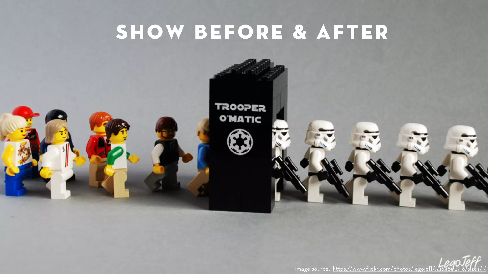 show before & after 
image source: https://www.flickr.com/photos/legojeff/5464802716/sizes/l/ 
 