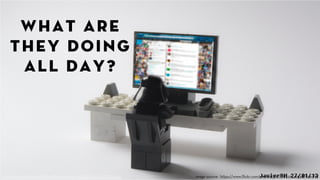 what are 
they doing 
all day? 
image source: http://cbs1037litefm.files.wordpress.com/2012/11/113257831.jpg image source: https://www.flickr.com/photos/jys07/8426549548/sizes/o/ 
 