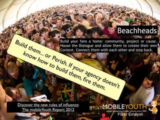 Beachheads
Bui                      Build your fans a home: community, project or cause.
      ld t               House th...