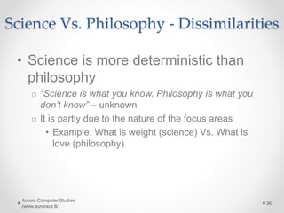 Science, philosophy, religions and myths | PPTX