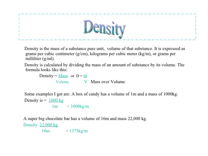 Science Presentation2 Density And Buoyancy