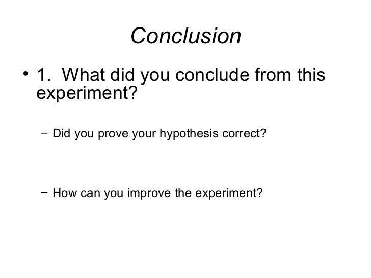 Science Project Experiment Template
