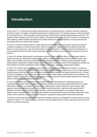 Comprehensive Year 9 Science Curriculum Overview for New Zealand ...