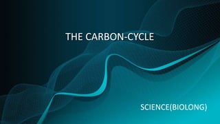 THE CARBON-CYCLE
SCIENCE(BIOLONG)
 