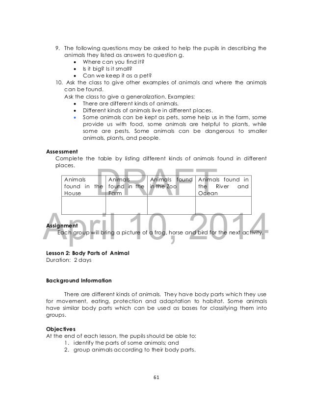 Grade 3 Science Teachers Guide