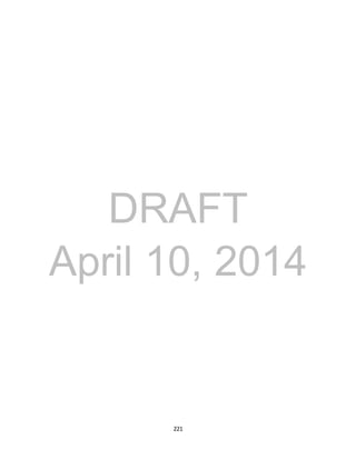 DRAFT 
April 10, 2014 
221 
