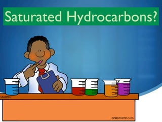 Saturated Hydrocarbons?




           16
 