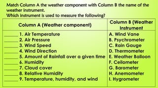 Science 4 COT 1 Q4 Wk 4 Final.pptx Weather | PPTX