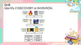 Identify if DISCOVERY or INVENTION.
Drill
 