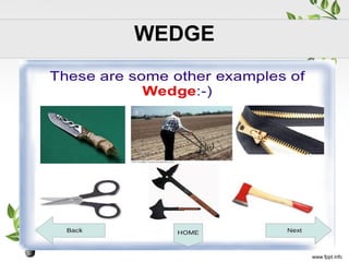 Scissors Wedge Simple Machine SCIENCE 6 PPT Q3 W6 - Simple Machines (1).pptx