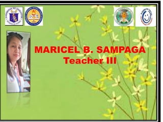 MARICEL B. SAMPAGA
Teacher III
 