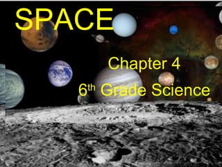 SPACE  Chapter 4 6 th  Grade Science 