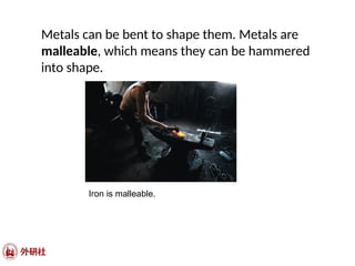 Shapeable Metals Science_7 5.1.pptx - Properties of Metals and Non-Metals | PPTX