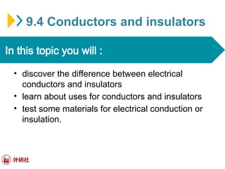 Science_7 9.4.pptx - Conductors and Insulators | PPTX