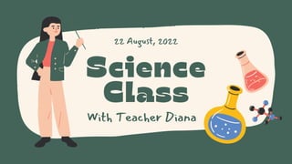 Science
Class
With Teacher Diana
22 August, 2022
 