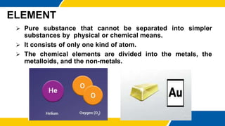 SCIENCE7: Elements and Compounds | PPTX