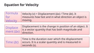 SCIENCE 7 Q3 6 Distinguish Between Speed and Velocity Using the Concept ...