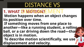 SCIENCE 7 Q3 W4( Grade 7 matatag force and motion) | PPTX