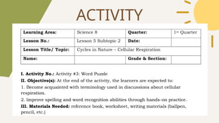 ACTIVITY
 